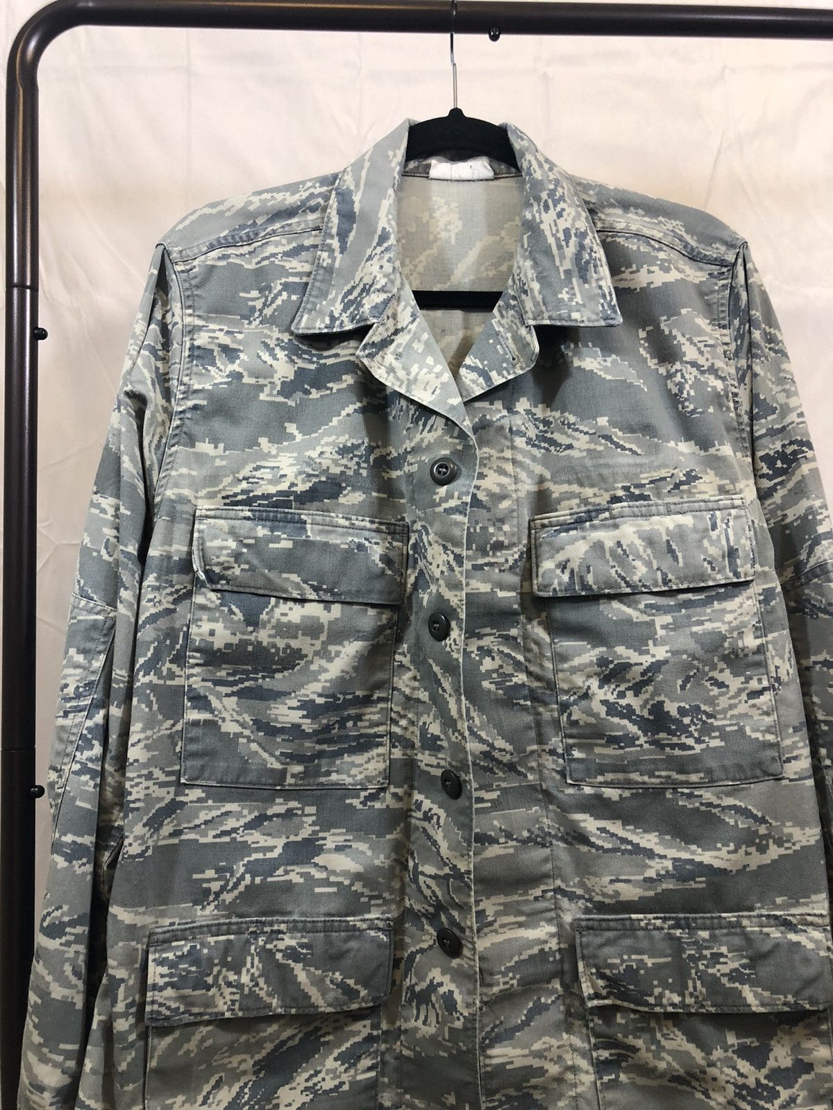Vintage Military Digital Camo Distressed Fatigue Jacket Size US M / EU 48-50 / 2 - 7 Thumbnail