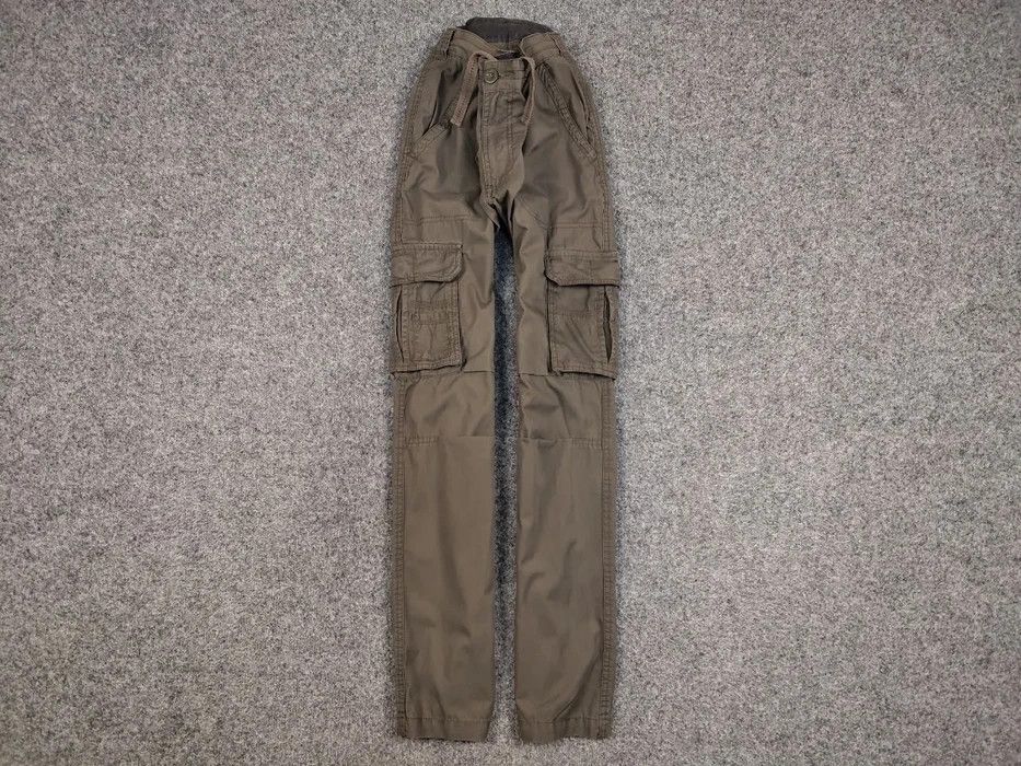 Japanese Brand Vintage Cargo Pants Travis Scott Japan Zip Pocket Olive Size US 36 / EU 52 - 1 Thumbnail