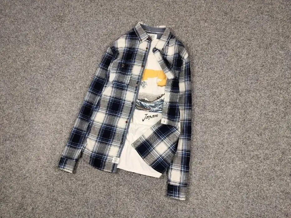 Flannel Vintage Flannel Checkered Shirt Travis Scott Style Size US S / EU 44-46 / 1 - 3 Thumbnail