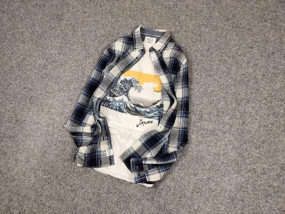 Flannel Vintage Flannel Checkered Shirt Travis Scott Style Size US S / EU 44-46 / 1 - 5 Thumbnail
