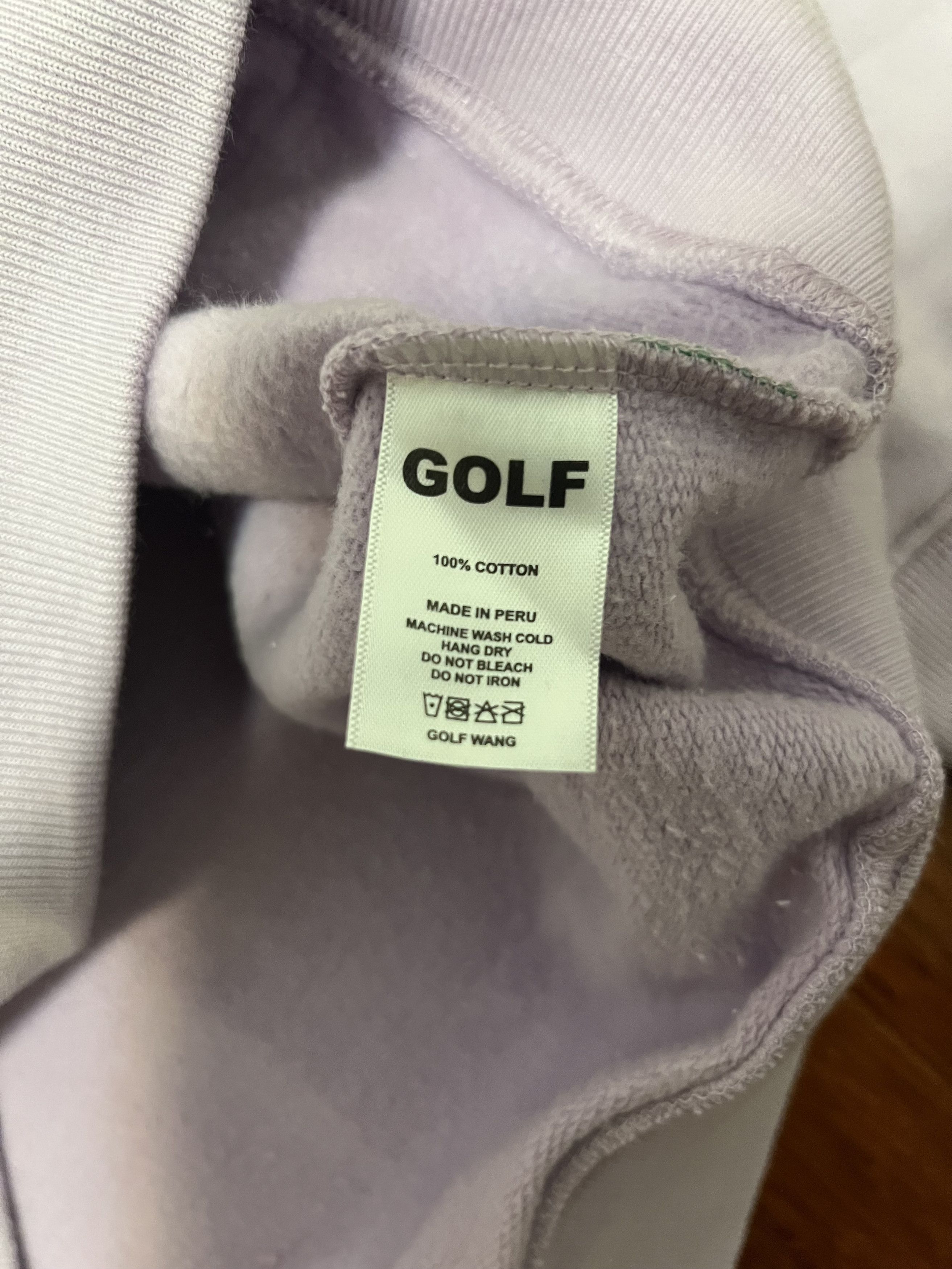 Golf Wang 💚 Golf Wang 3D 2-Tone Logo Hoodie Lavender Size US L / EU 52-54 / 3 - 6 Thumbnail