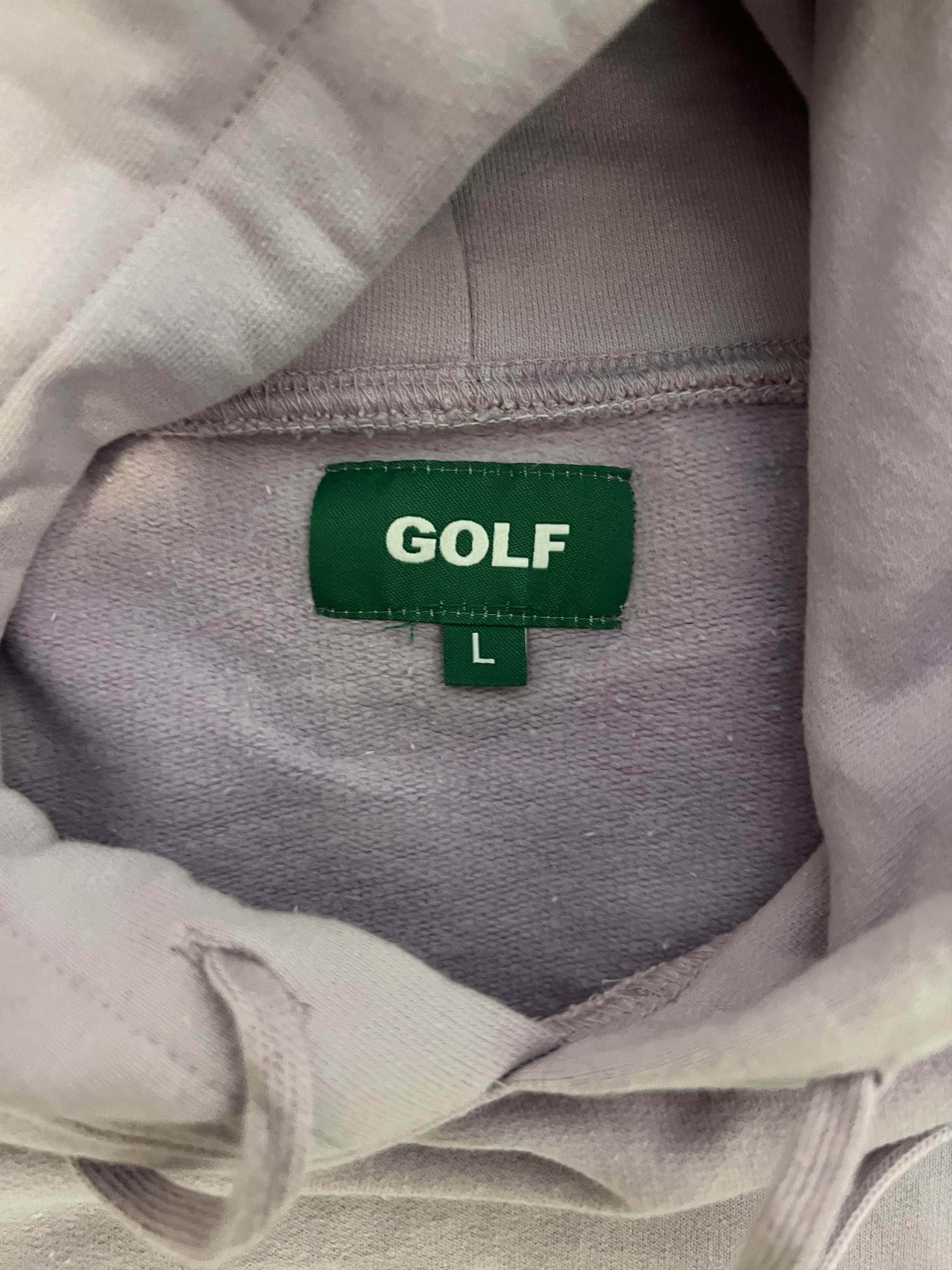 Golf Wang 💚 Golf Wang 3D 2-Tone Logo Hoodie Lavender Size US L / EU 52-54 / 3 - 4 Thumbnail