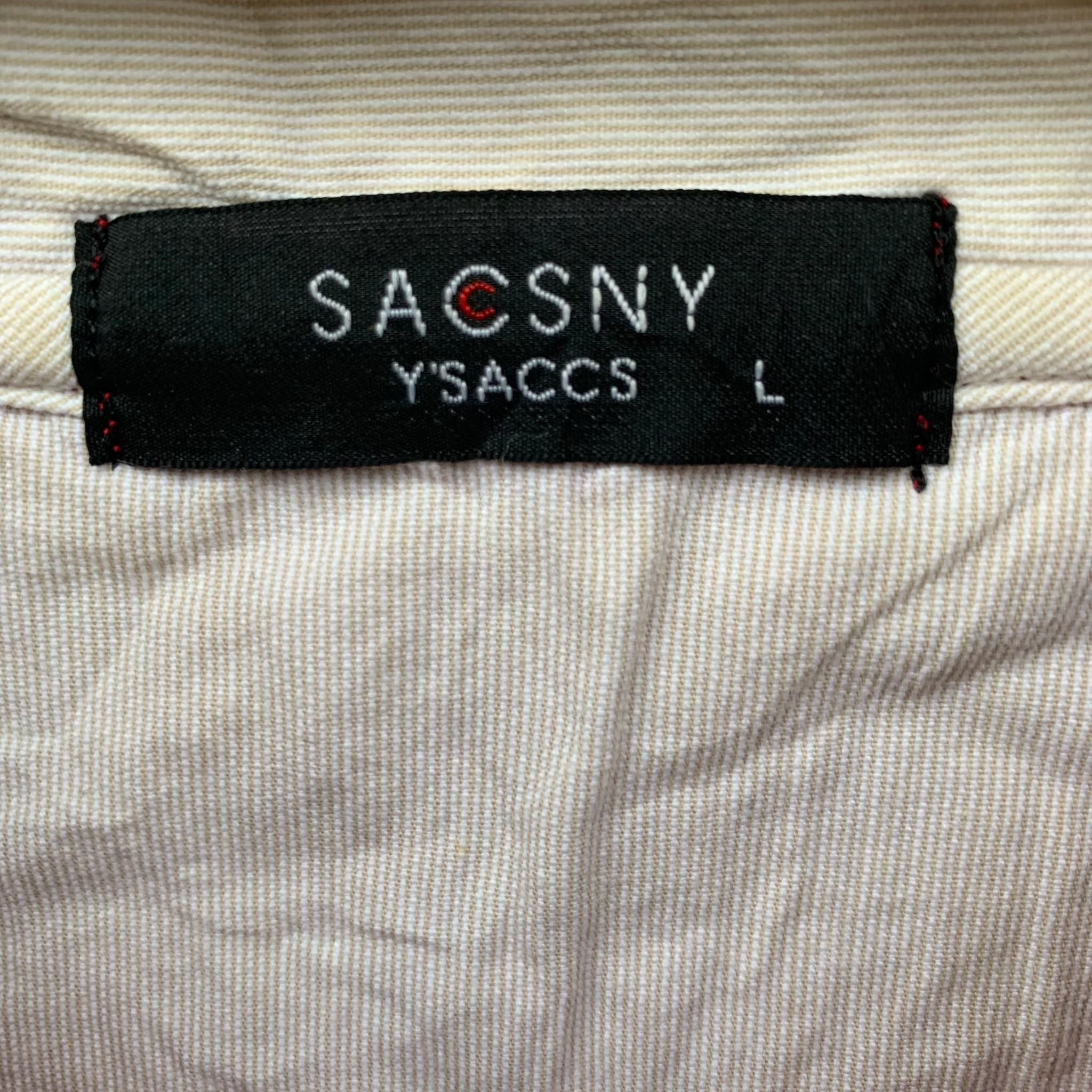 Japanese Brand × Y's × Yohji Yamamoto Saccsny y'sacc yohji crewneck Size US L / EU 52-54 / 3 - 3 Thumbnail