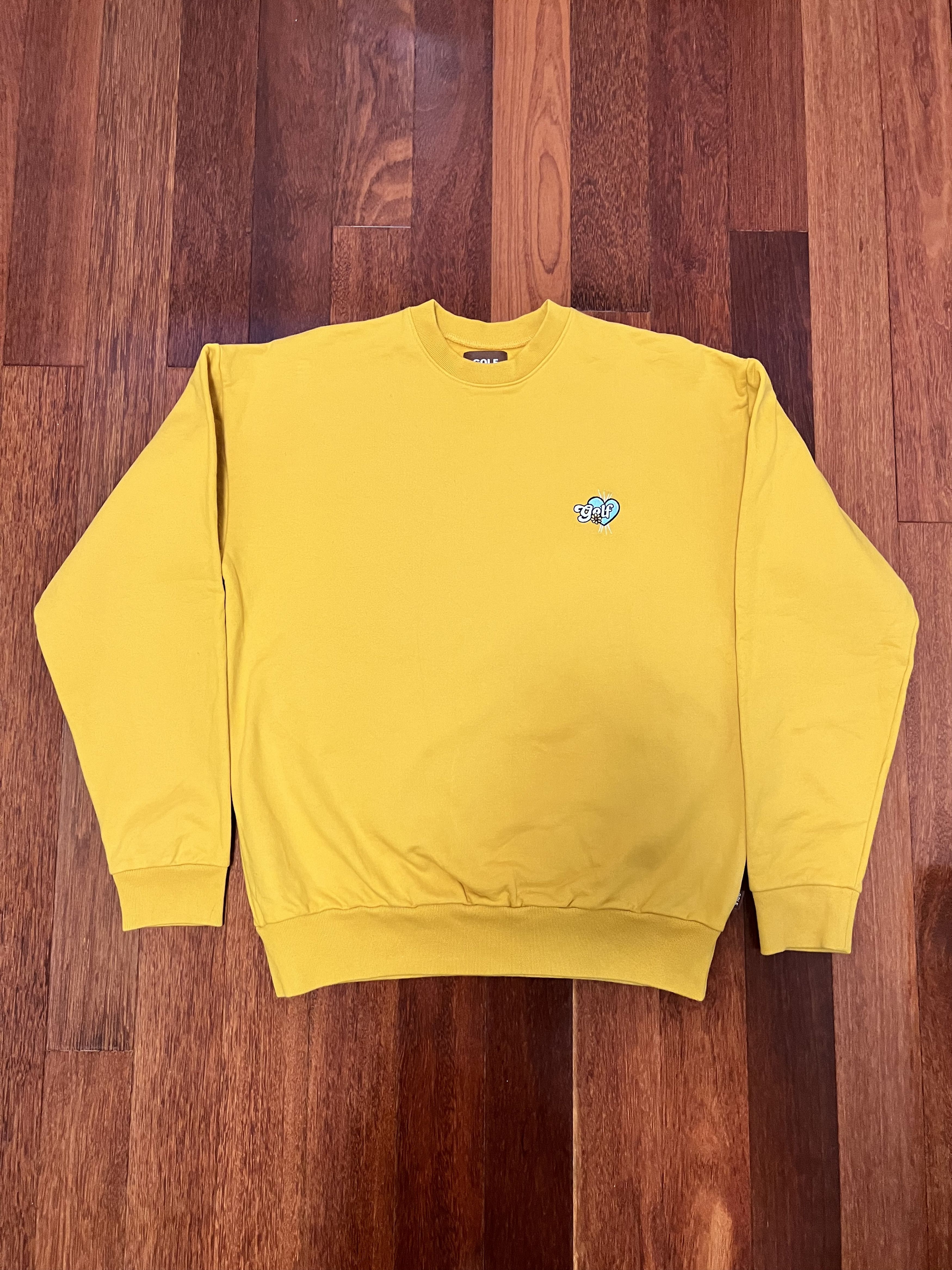 Golf Wang 💚 Golf Wang Romeo Crewneck Gold Large Size US L / EU 52-54 / 3 - 1 Thumbnail