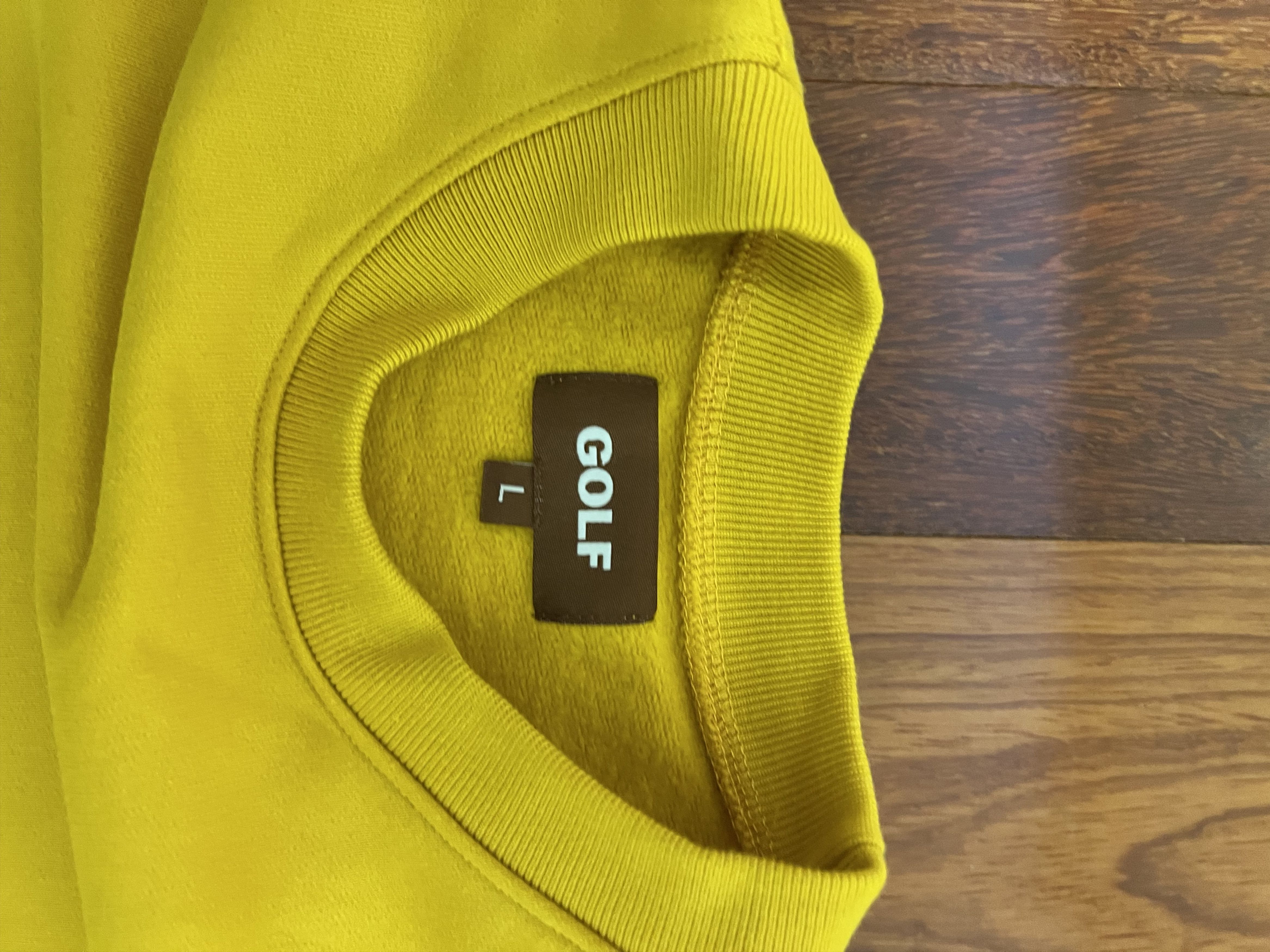 Golf Wang 💚 Golf Wang Romeo Crewneck Gold Large Size US L / EU 52-54 / 3 - 4 Thumbnail
