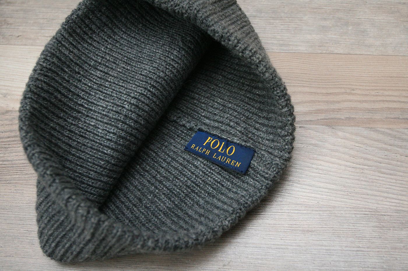 Polo Ralph Lauren Polo Ralph Lauren Bear Embroidered Gray Beanie Hat PRL Size ONE SIZE - 3 Thumbnail