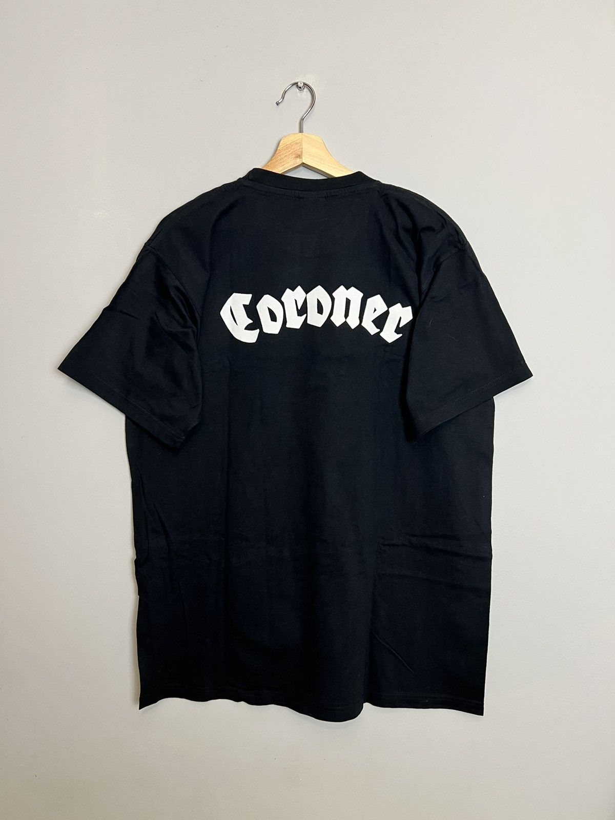 Band Tees Rare Vintage 90s Coroner Thrash Metal Band T-Shirt Size US XXL / EU 58 / 5 - 2 Thumbnail