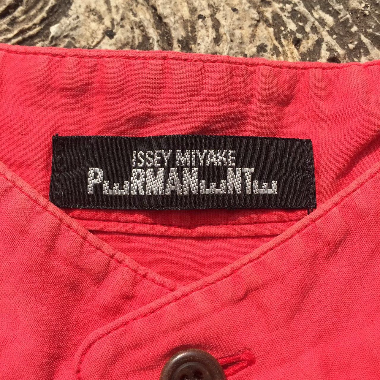 Issey Miyake issey miyake early brand "permanente" mandarin collar shirt Size US L / EU 52-54 / 3 - 2 Thumbnail