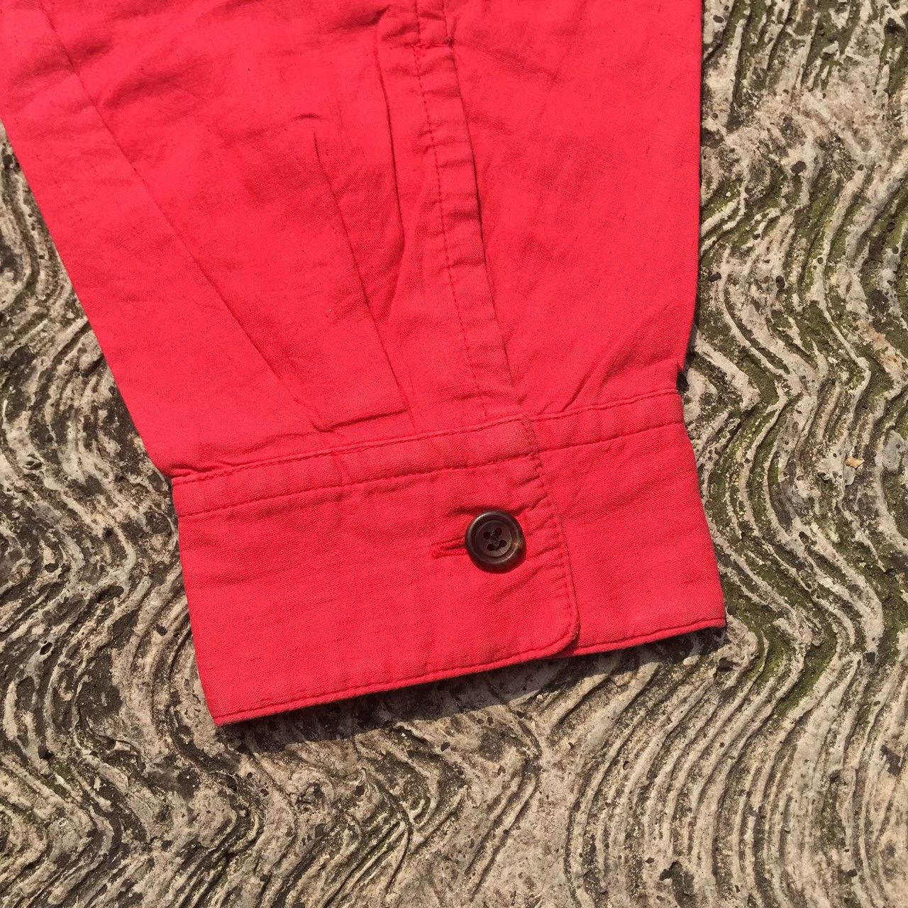 Issey Miyake issey miyake early brand "permanente" mandarin collar shirt Size US L / EU 52-54 / 3 - 6 Thumbnail
