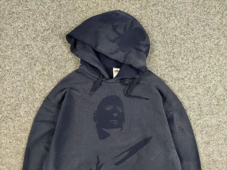 Japanese Brand Vintage 90's Sun Faded Silhouette Boxy Blue Blank Hoodie Size US M / EU 48-50 / 2 - 5 Thumbnail