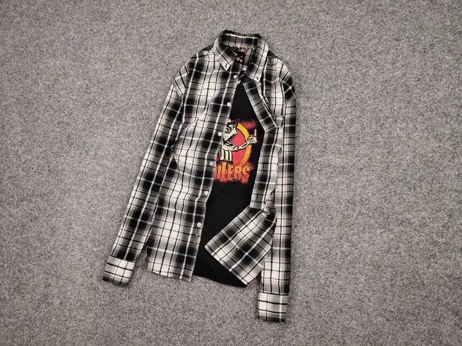 Flannel Vintage Flannel Shirt Travis Scott Style Size US XL / EU 56 / 4 - 3 Thumbnail