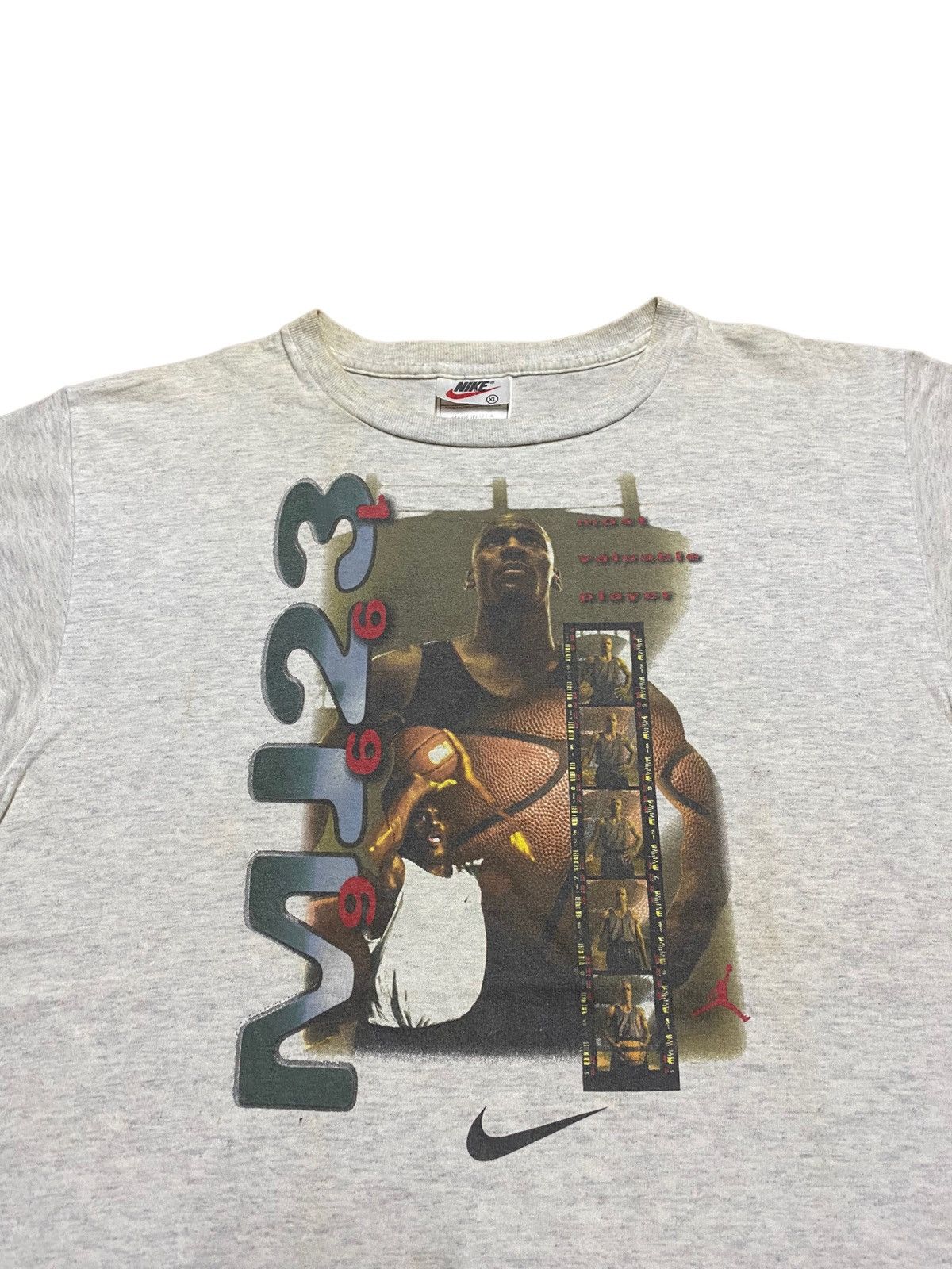 Jordan Brand × Nike × Vintage Vintage Nike Jordan Big Print Shirt. #KD1 Size US M / EU 48-50 / 2 - 2 Thumbnail