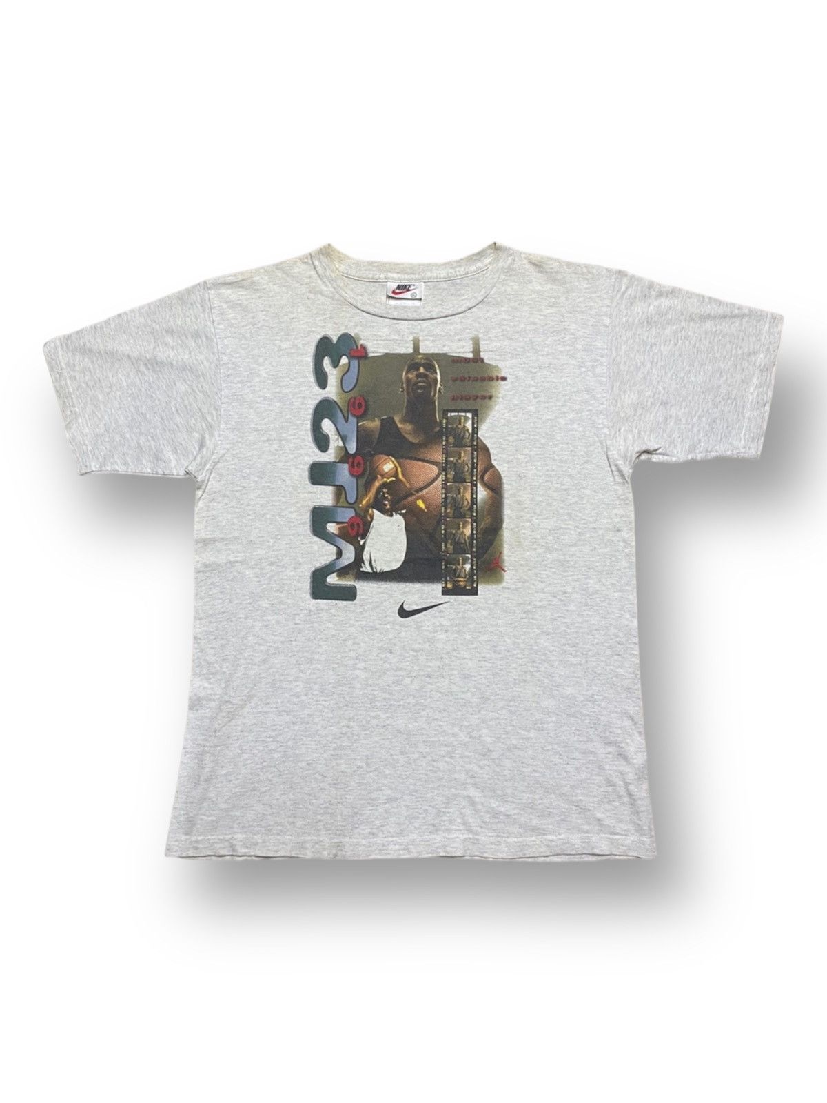 Jordan Brand × Nike × Vintage Vintage Nike Jordan Big Print Shirt. #KD1 Size US M / EU 48-50 / 2 - 1 Thumbnail