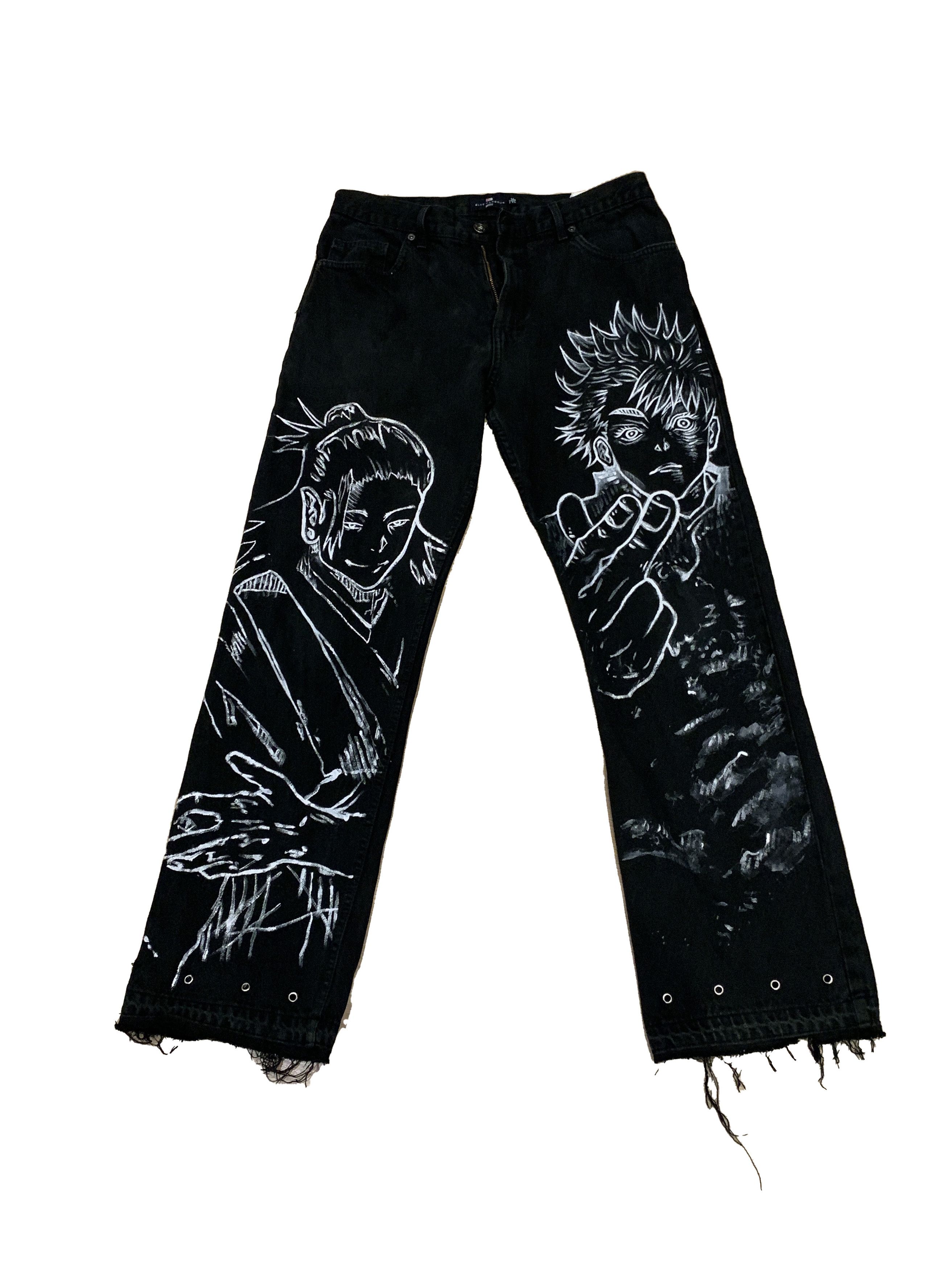 Jujutsu popular Kaisen Jeans