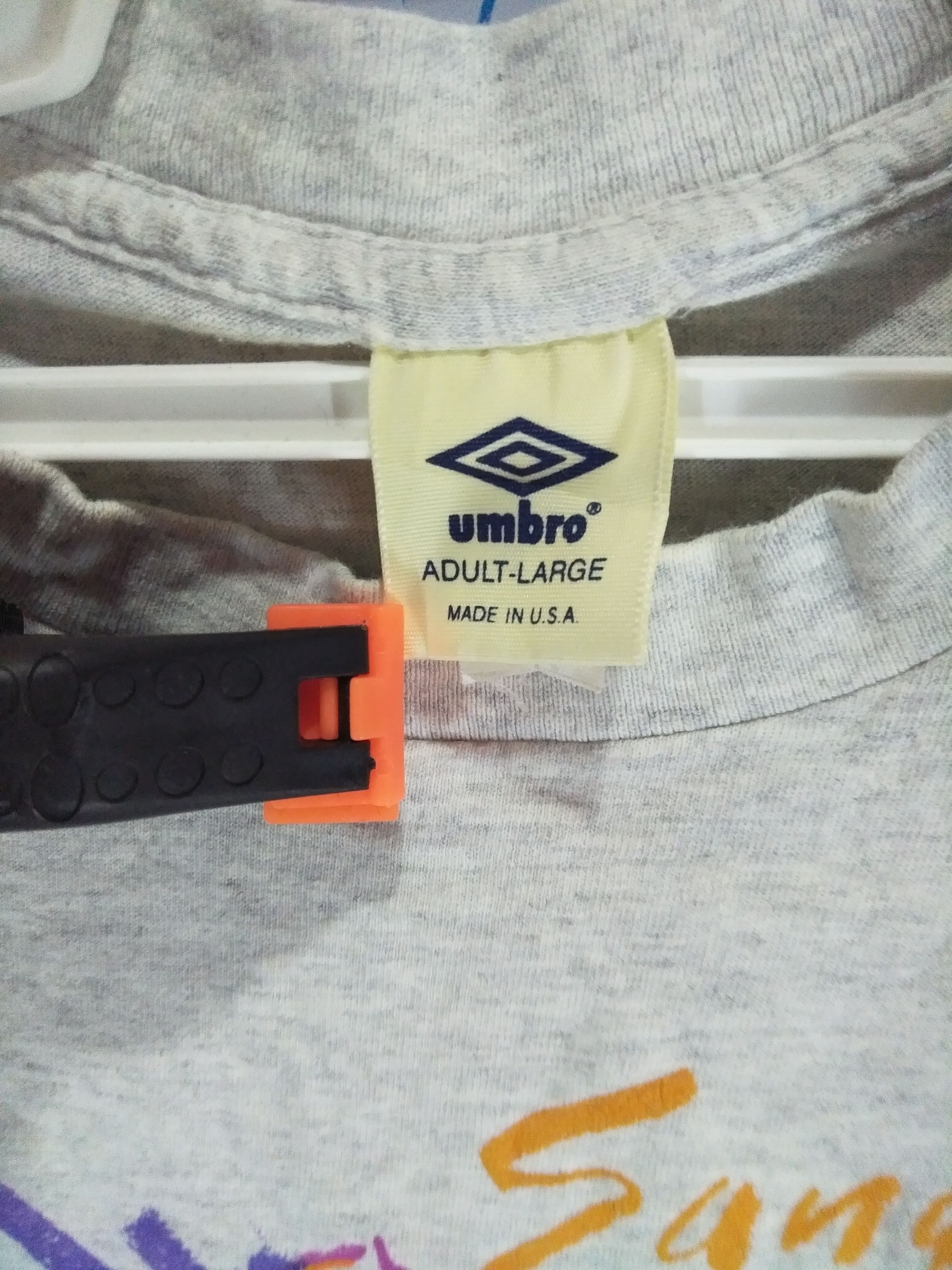 Umbro VINTAGE UMBRO SAND SOCCER Tshirt Size US L / EU 52-54 / 3 - 4 Thumbnail