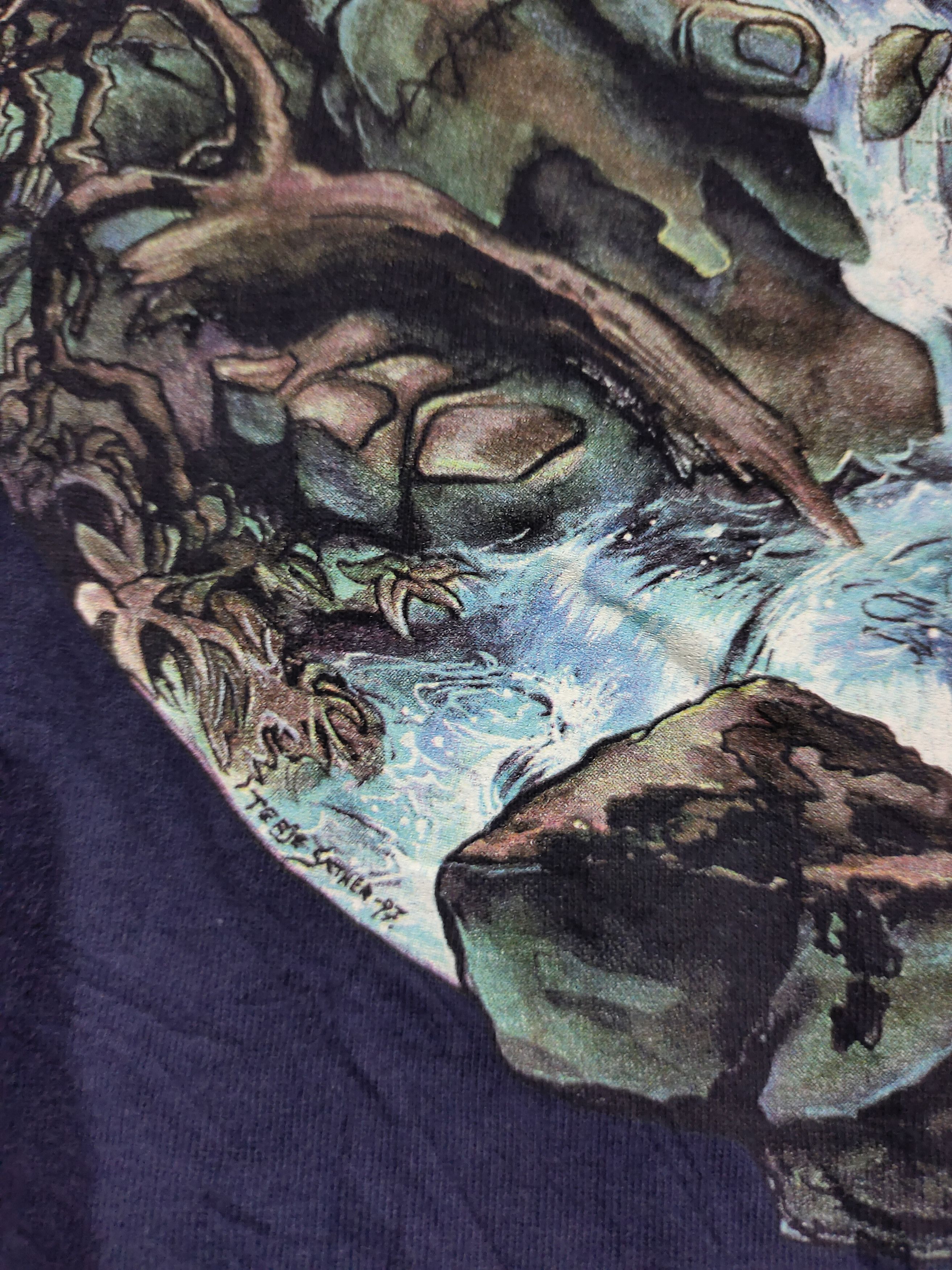Other × Vintage Nice art waterfall tshirt Size US S / EU 44-46 / 1 - 6 Thumbnail