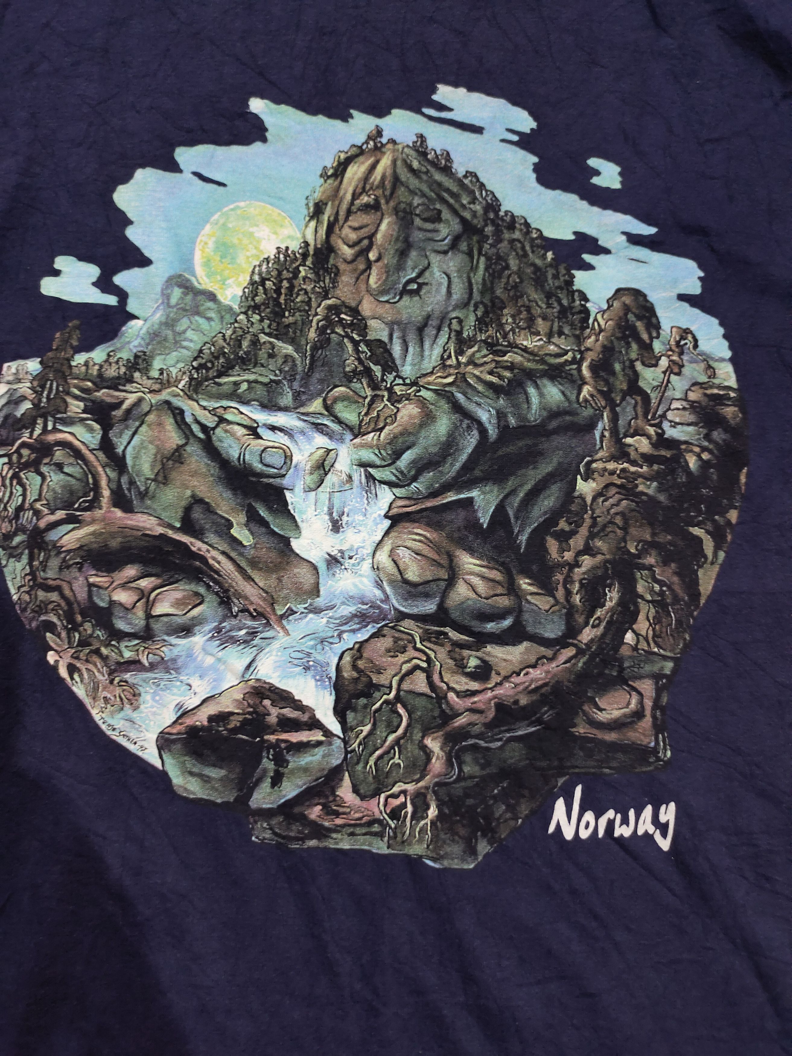 Other × Vintage Nice art waterfall tshirt Size US S / EU 44-46 / 1 - 1 Thumbnail