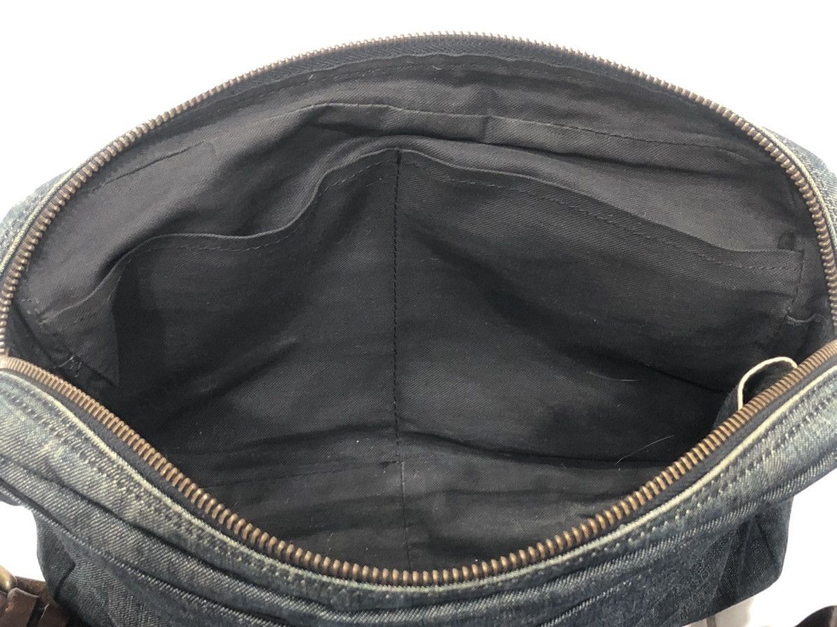 Designer × Dries Van Noten Rare DRIES VAN NOTEN Indigo Blue Selvadge Denim Waist Bag Size ONE SIZE - 11 Thumbnail