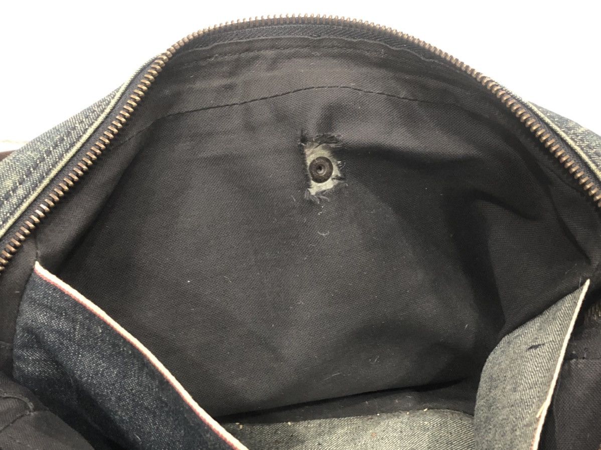 Designer × Dries Van Noten Rare DRIES VAN NOTEN Indigo Blue Selvadge Denim Waist Bag Size ONE SIZE - 12 Thumbnail
