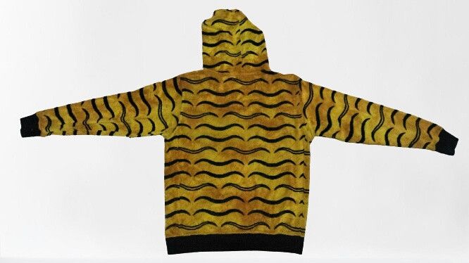 Designer × Japanese Brand Tiger strike fleece jacket with hoodie Size US M / EU 48-50 / 2 - 2 Thumbnail