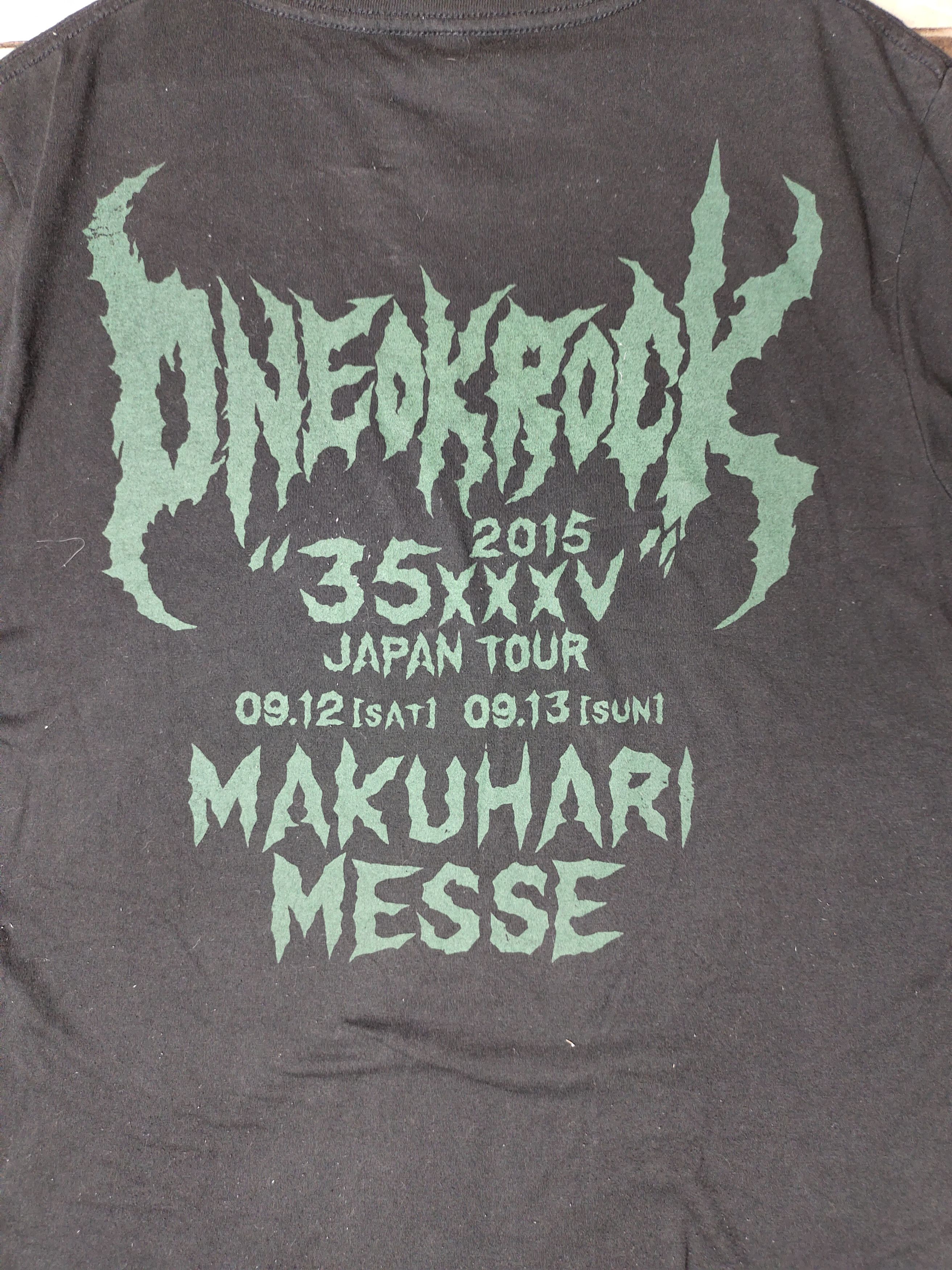 Band Tees × Japanese Brand One Ok Rock Japan Tour 2015 Size US XL / EU 56 / 4 - 10 Thumbnail