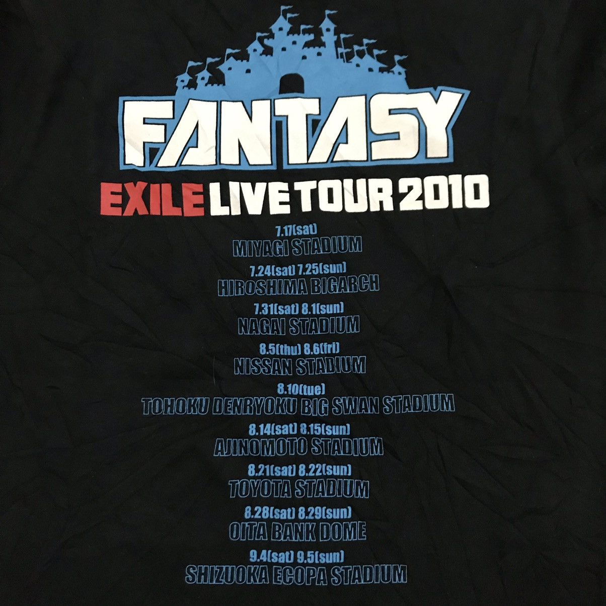 Band Tees Exile live tour 2010 fantasy tshirt Size US S / EU 44-46 / 1 - 8 Thumbnail