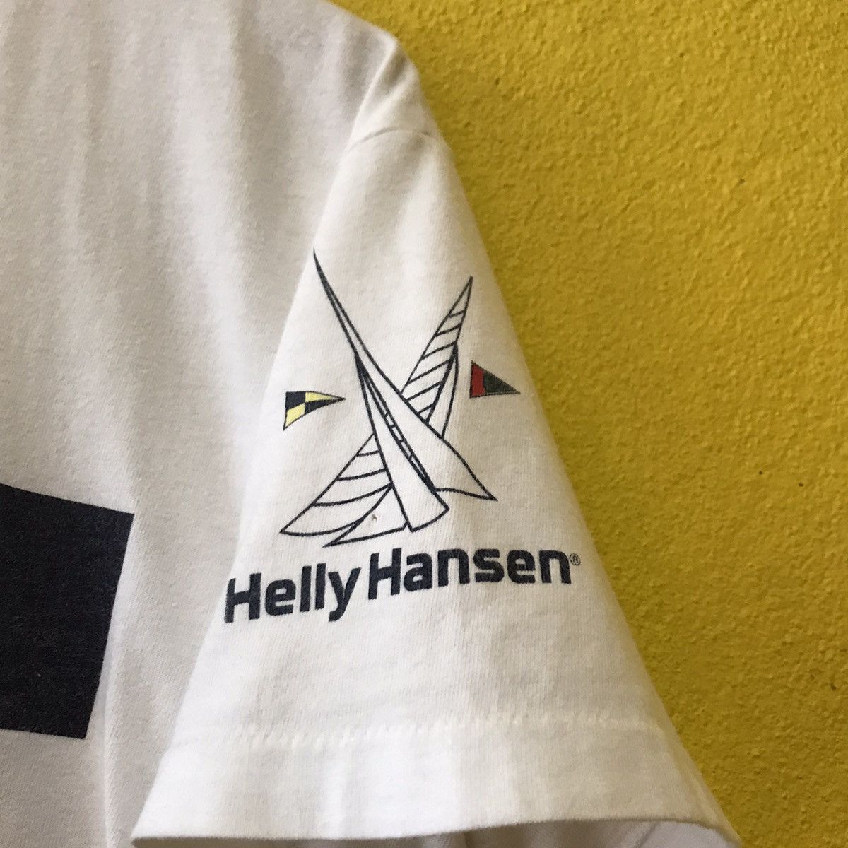 Helly Hansen 💥 Vintage 90s Helly Hansen Big Logo SEA GEAR Shirt Size US M / EU 48-50 / 2 - 3 Thumbnail