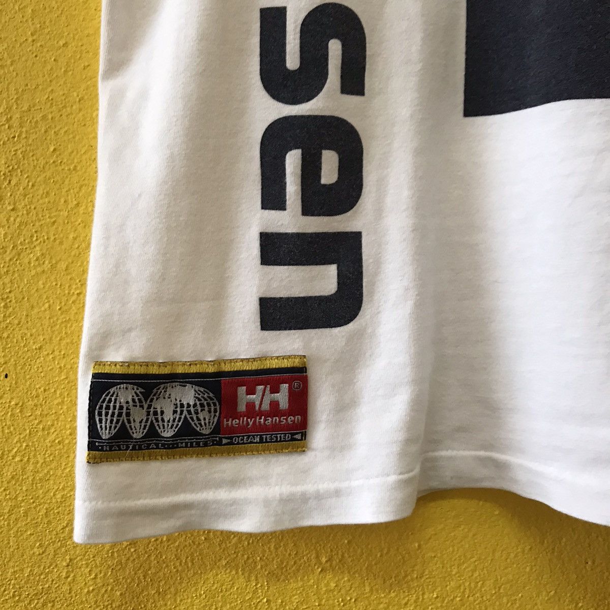 Helly Hansen 💥 Vintage 90s Helly Hansen Big Logo SEA GEAR Shirt Size US M / EU 48-50 / 2 - 5 Thumbnail