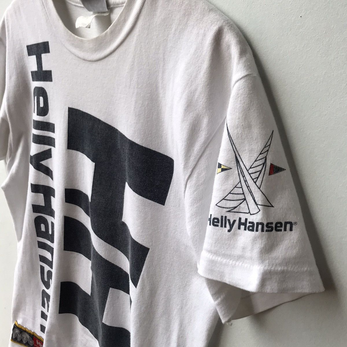 Helly Hansen 💥 Vintage 90s Helly Hansen Big Logo SEA GEAR Shirt Size US M / EU 48-50 / 2 - 6 Thumbnail
