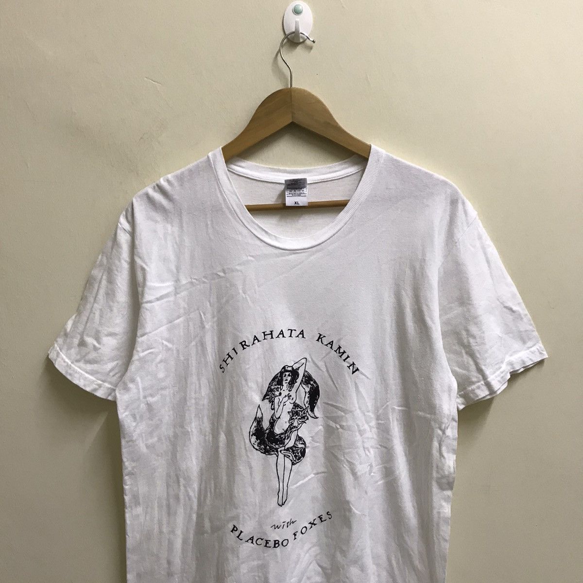 Band Tees Vintage Shirahata Kamin with Placebo Foxes japanese song Tee Size US M / EU 48-50 / 2 - 3 Thumbnail