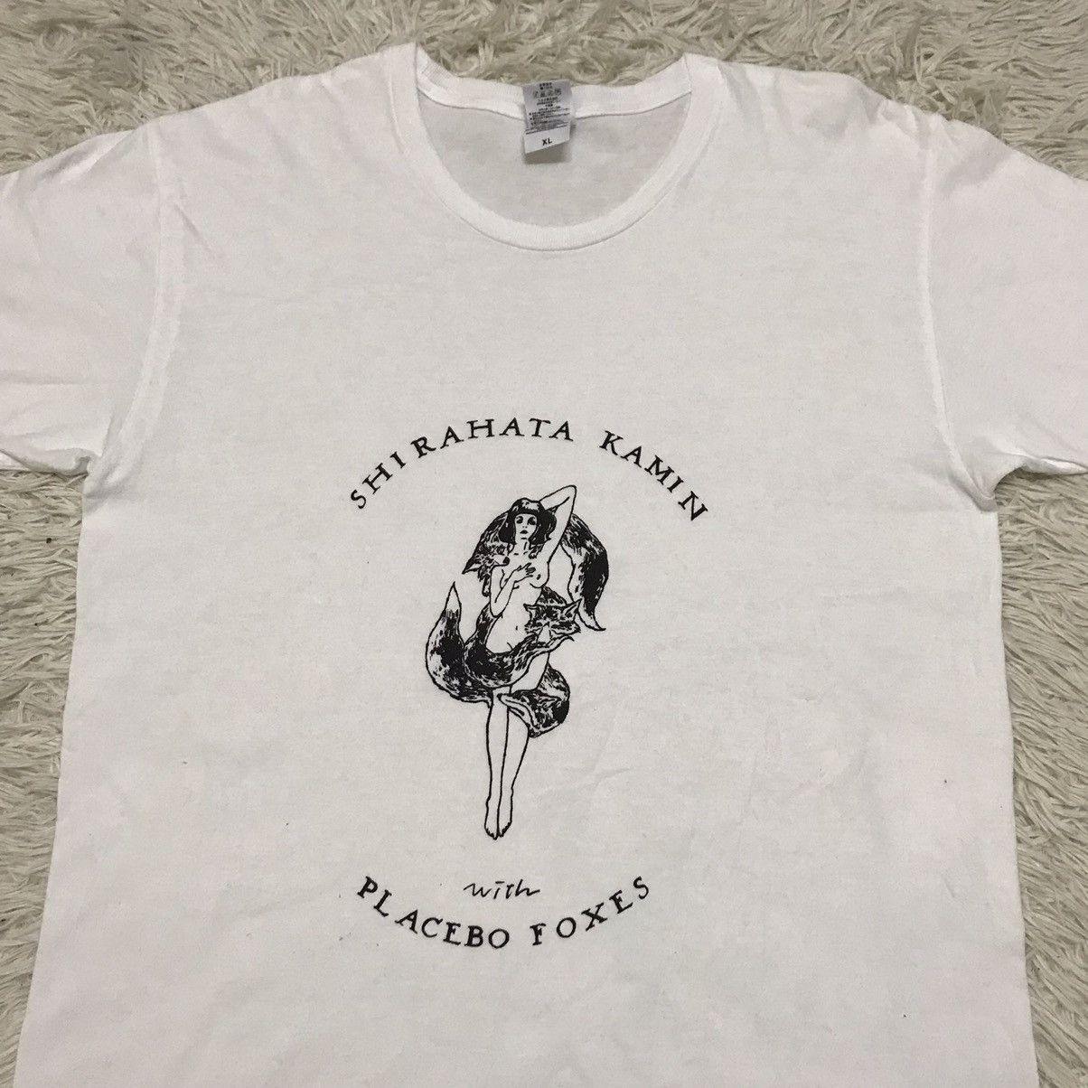 Band Tees Vintage Shirahata Kamin with Placebo Foxes japanese song Tee Size US M / EU 48-50 / 2 - 7 Thumbnail