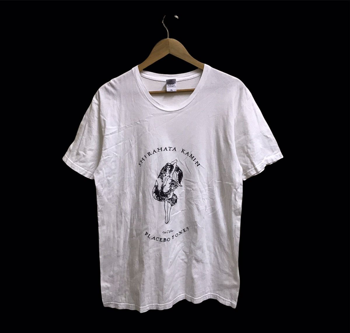 Band Tees Vintage Shirahata Kamin with Placebo Foxes japanese song Tee Size US M / EU 48-50 / 2 - 1 Thumbnail