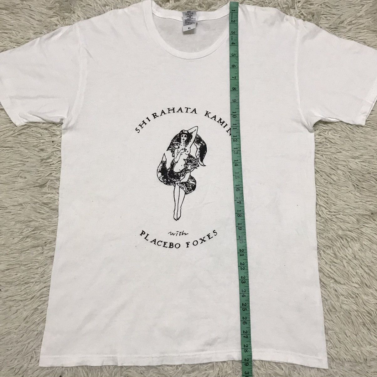 Band Tees Vintage Shirahata Kamin with Placebo Foxes japanese song Tee Size US M / EU 48-50 / 2 - 12 Thumbnail