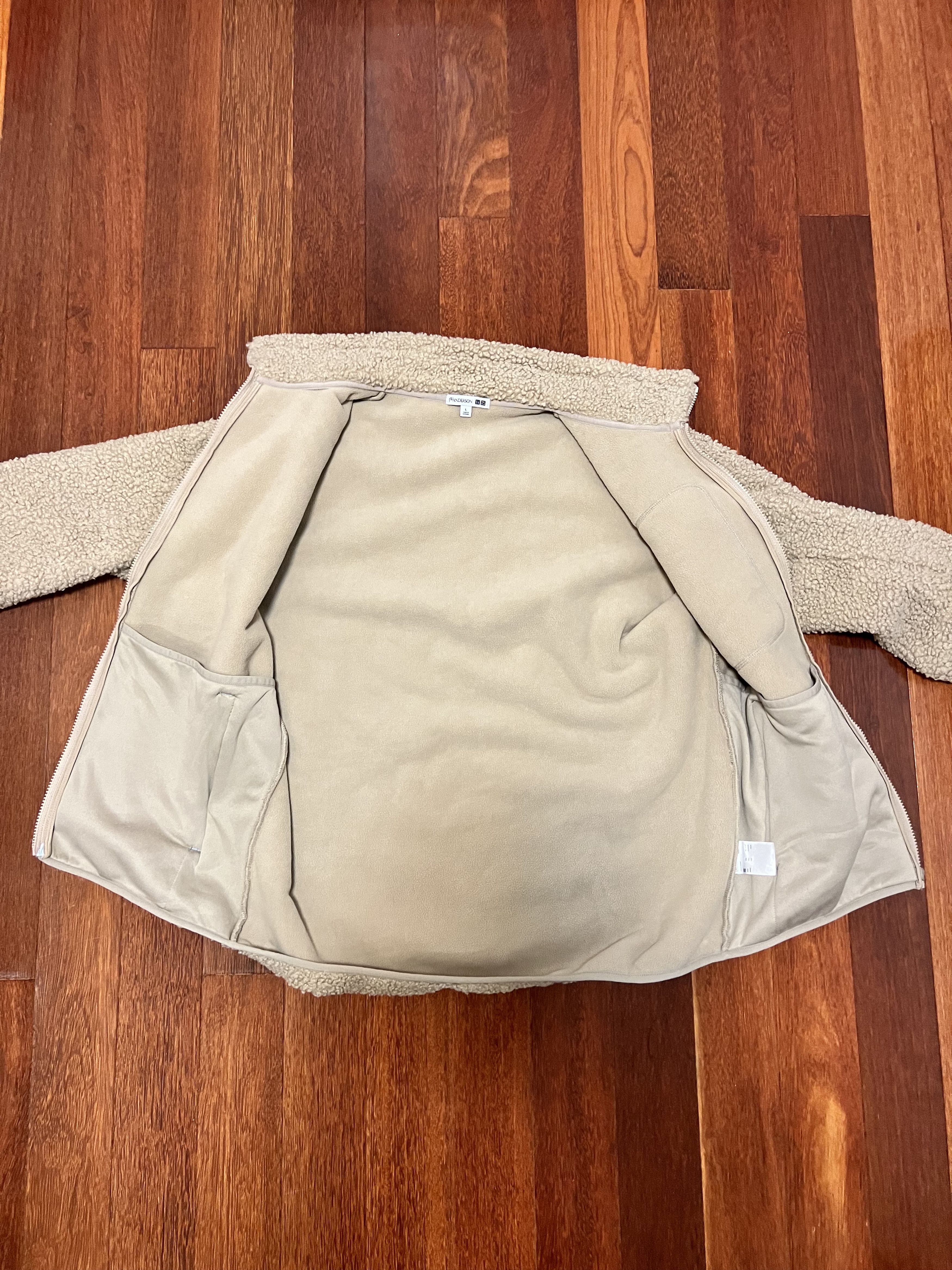 JW Anderson × Uniqlo 💚 JW Anderson x Uniqlo Pocket Fleece Jacket Beige/Blue Size US L / EU 52-54 / 3 - 3 Thumbnail