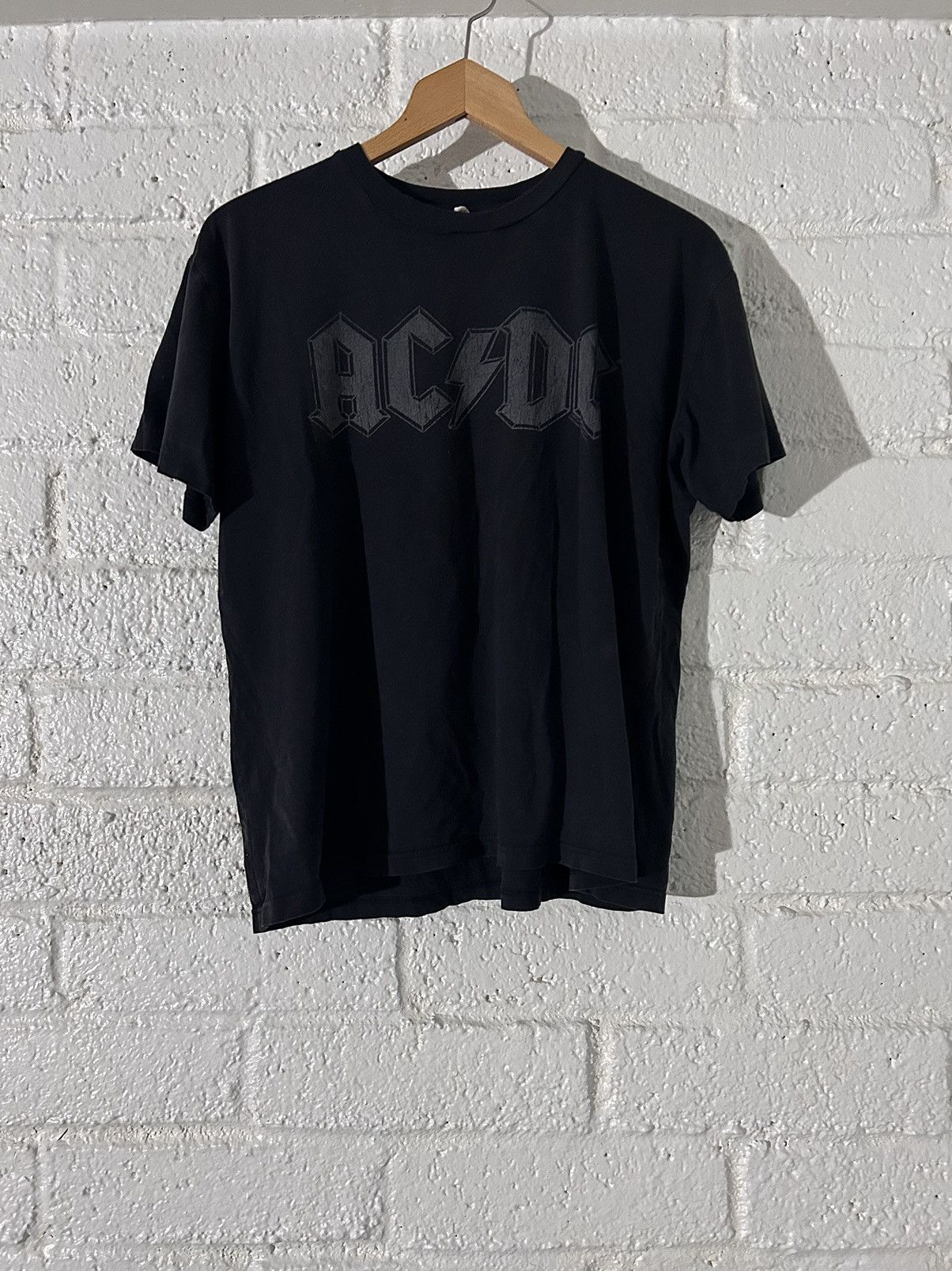 Vintage Vintage AC/DC Faded Black T-Shirt | Grailed
