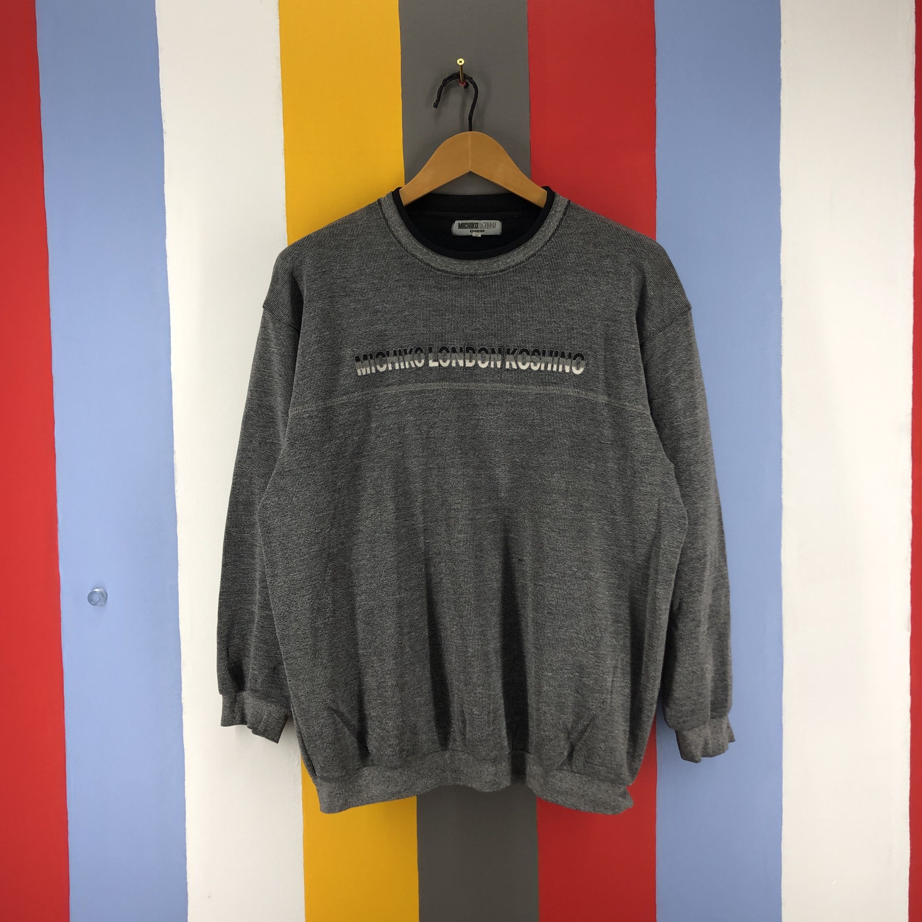 Michiko Koshino London MICHIKO LONDON KOSHINO Crew Neck Sweatshirt #0819/AB Size US L / EU 52-54 / 3 - 1 Thumbnail