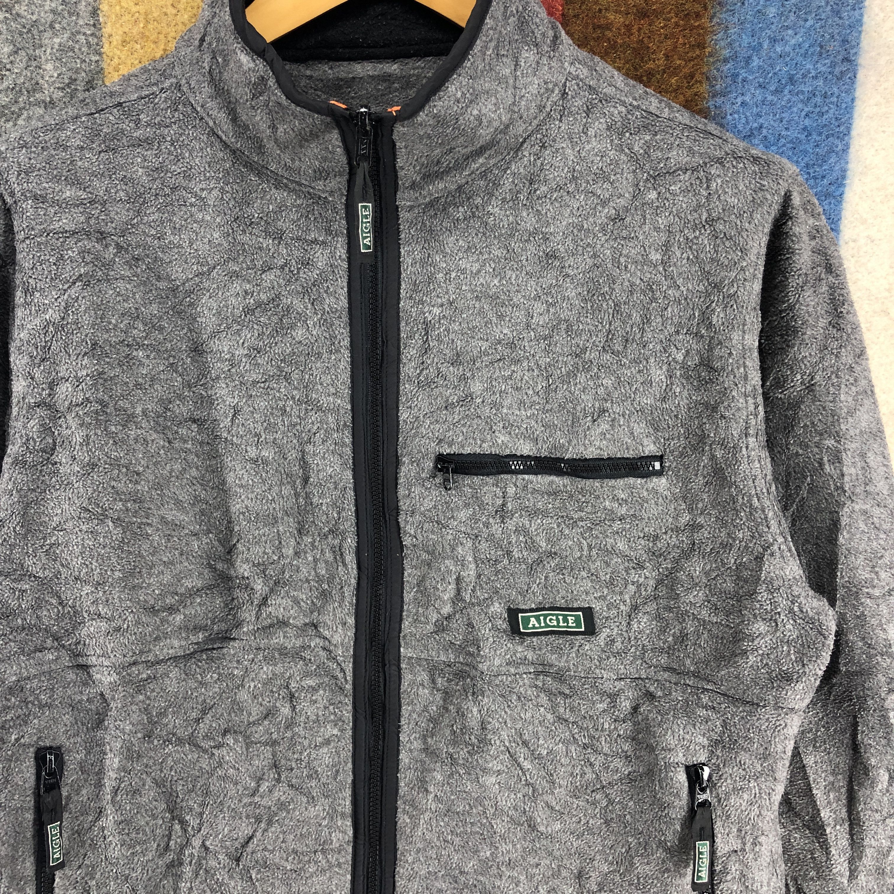 Aigle AIGLE DEPUIS 1853 Zipper Fleece #099/A Size US M / EU 48-50 / 2 - 2 Thumbnail