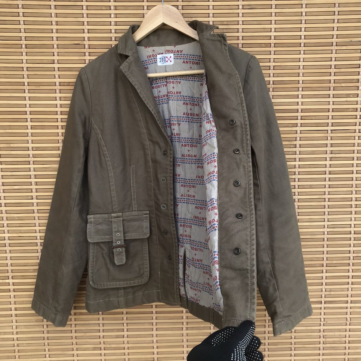 Japanese Brand Antoni+Alison AA Military label jacket buckle pocket Size US S / EU 44-46 / 1 - 6 Thumbnail