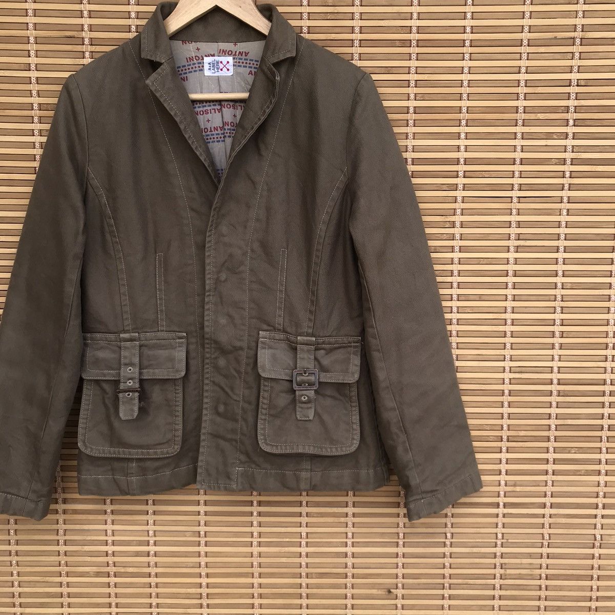 Japanese Brand Antoni+Alison AA Military label jacket buckle pocket Size US S / EU 44-46 / 1 - 3 Thumbnail