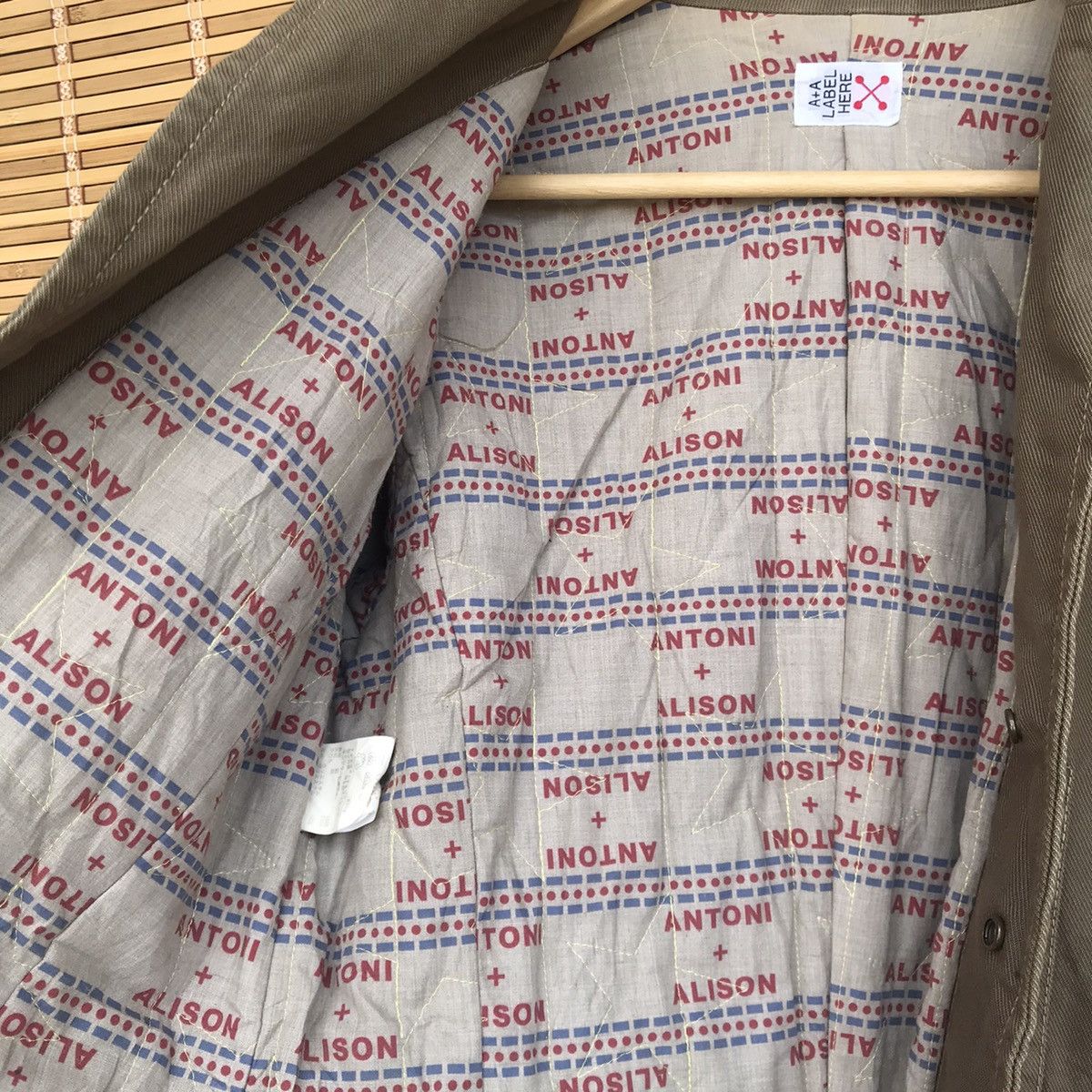 Japanese Brand Antoni+Alison AA Military label jacket buckle pocket Size US S / EU 44-46 / 1 - 8 Thumbnail