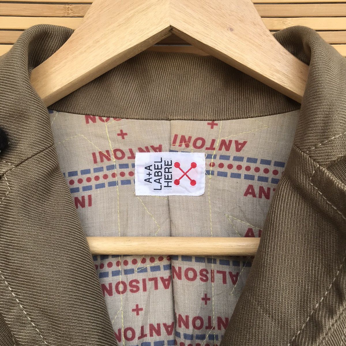 Japanese Brand Antoni+Alison AA Military label jacket buckle pocket Size US S / EU 44-46 / 1 - 10 Thumbnail