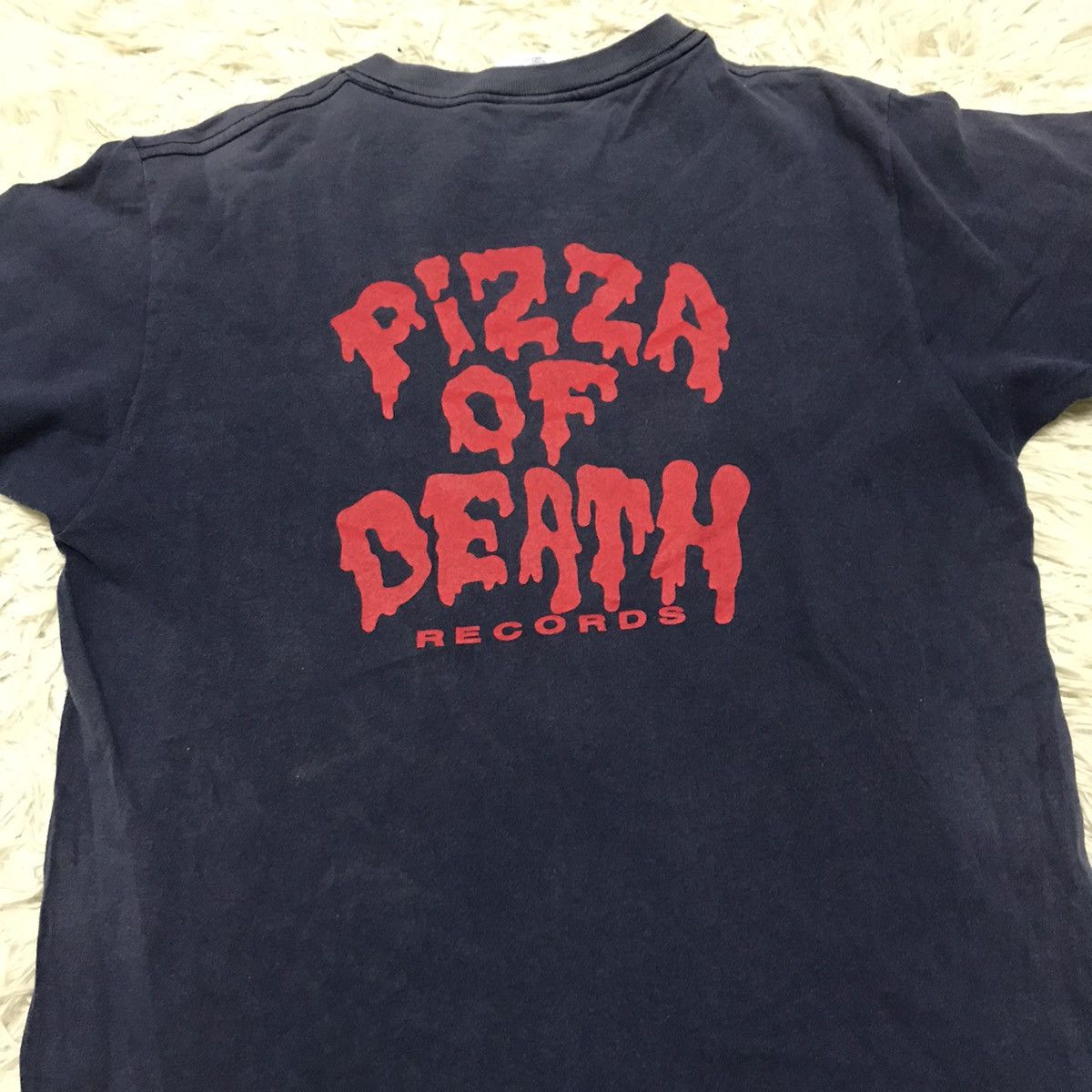 Band Tees SUN FADED💥VINTAGE 90s PIZZA OF DEAD RECORD TSHIRT Size US S / EU 44-46 / 1 - 9 Thumbnail