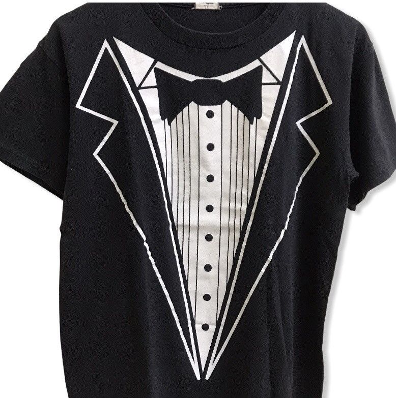 Japanese Brand VINTAGE TUXEDO TSHIRT Size US S / EU 44-46 / 1 - 2 Thumbnail