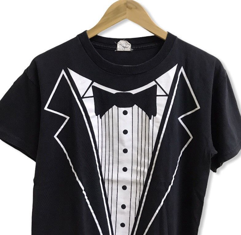 Japanese Brand VINTAGE TUXEDO TSHIRT Size US S / EU 44-46 / 1 - 3 Thumbnail