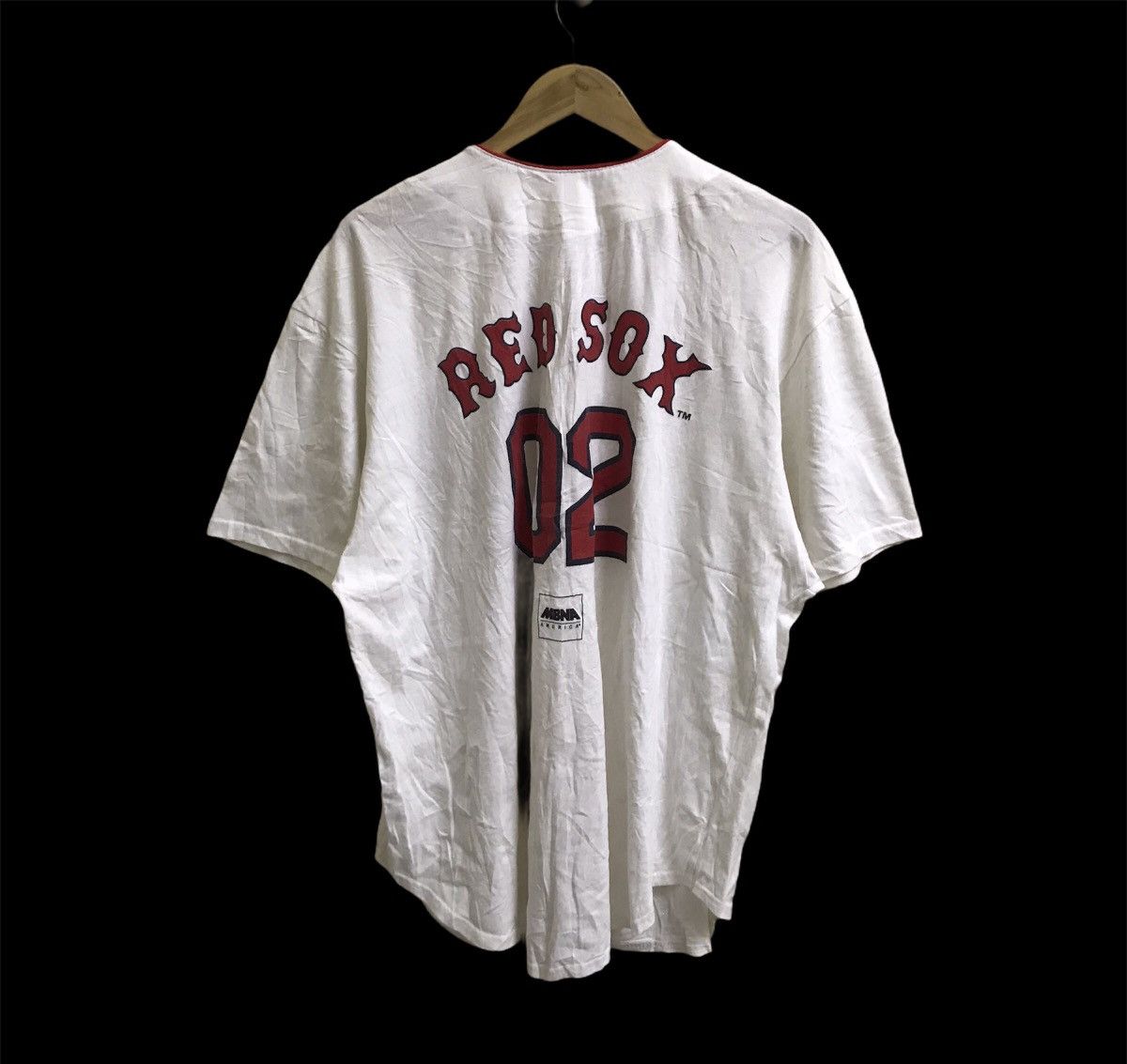 Vintage Boston Redsox button-up baseball t shirt