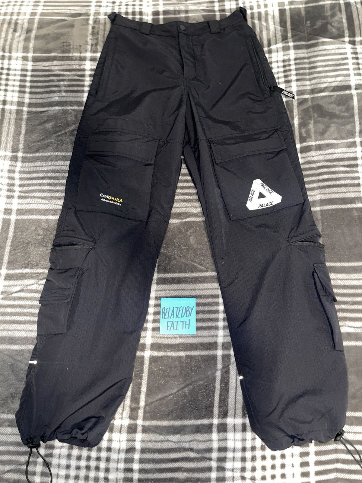Palace CORDURA RS SHELL CARGOS BLACK | Grailed