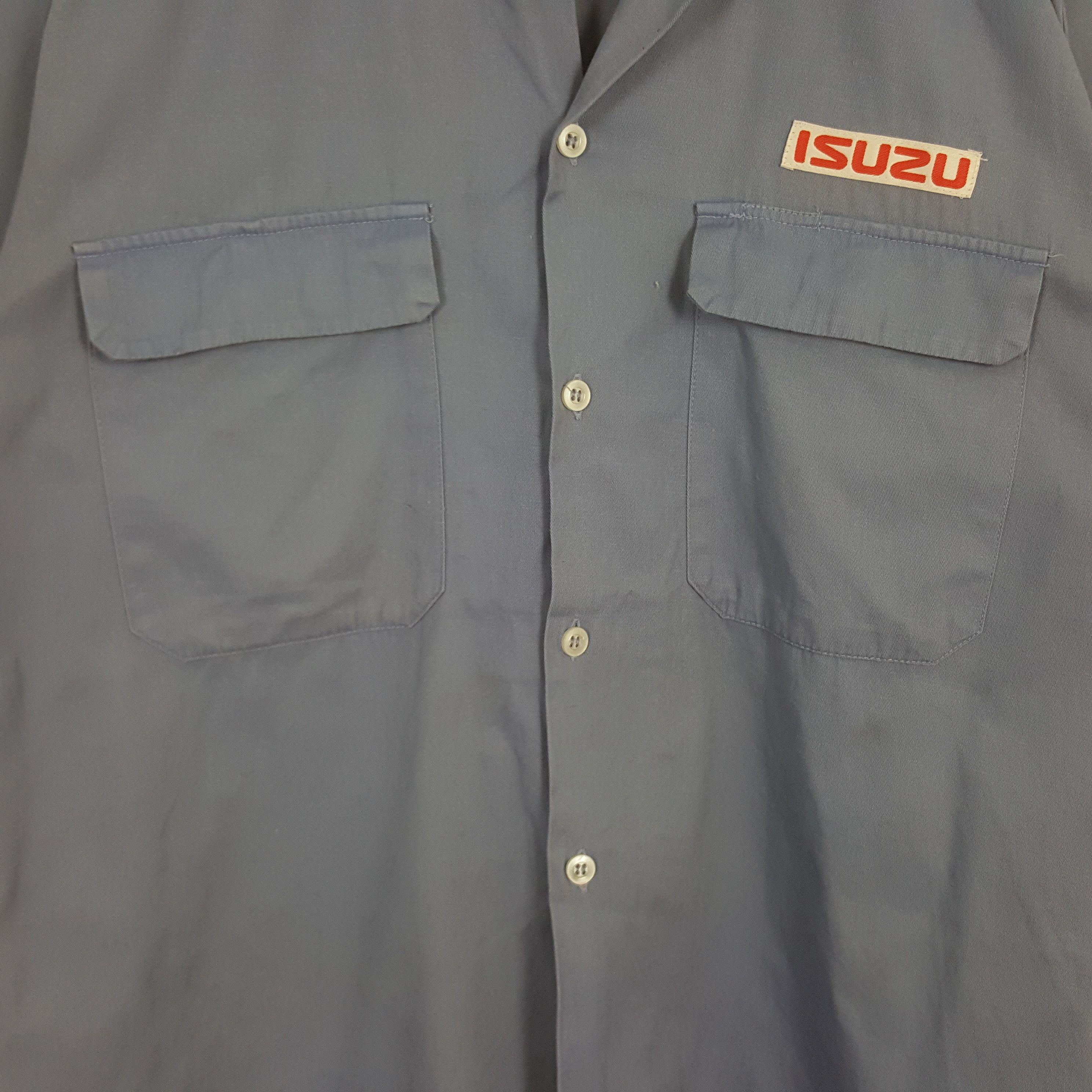 Japanese Brand Vintage Isuzu Japanese Racing Uniform Shirt Button Up Size US L / EU 52-54 / 3 - 2 Thumbnail
