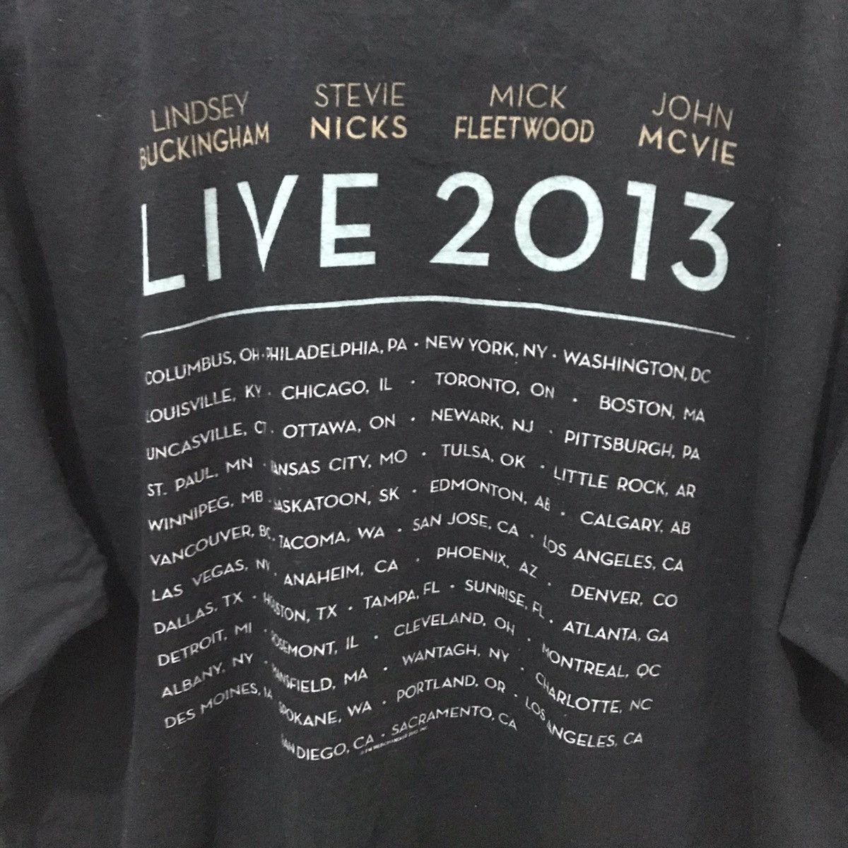 Band Tees FLEETWOD MAC band tshirt Live 2013 Size US L / EU 52-54 / 3 - 5 Thumbnail