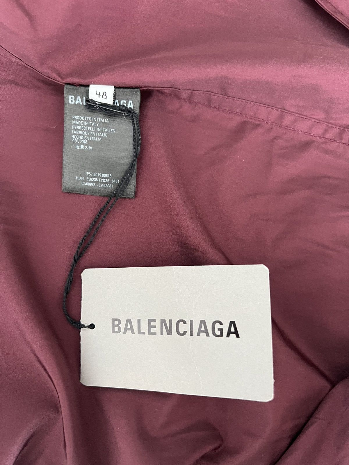 Balenciaga Balenciaga Nylon Logo Windbreaker Jacket Size US M / EU 48-50 / 2 - 8 Thumbnail