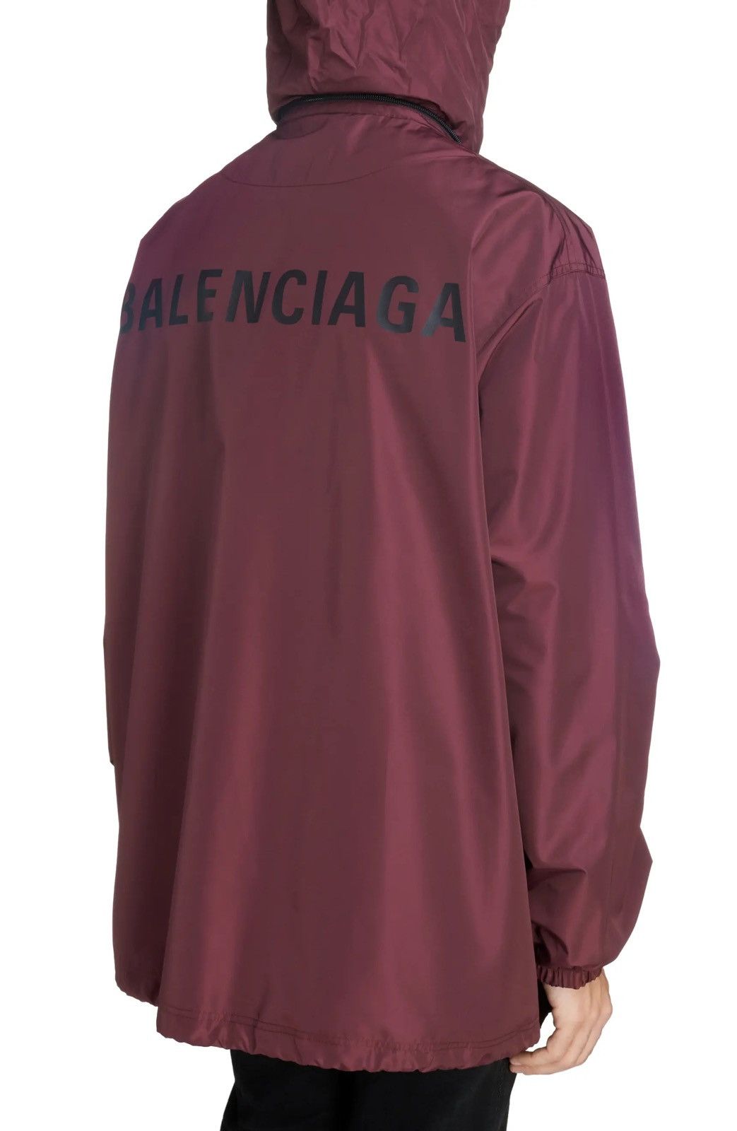Balenciaga Balenciaga Nylon Logo Windbreaker Jacket Size US M / EU 48-50 / 2 - 2 Thumbnail